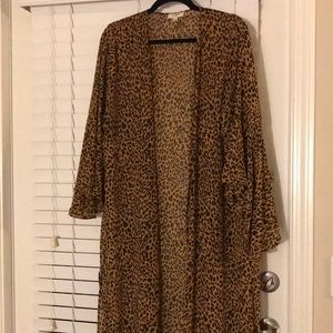 Cheeta print kimono